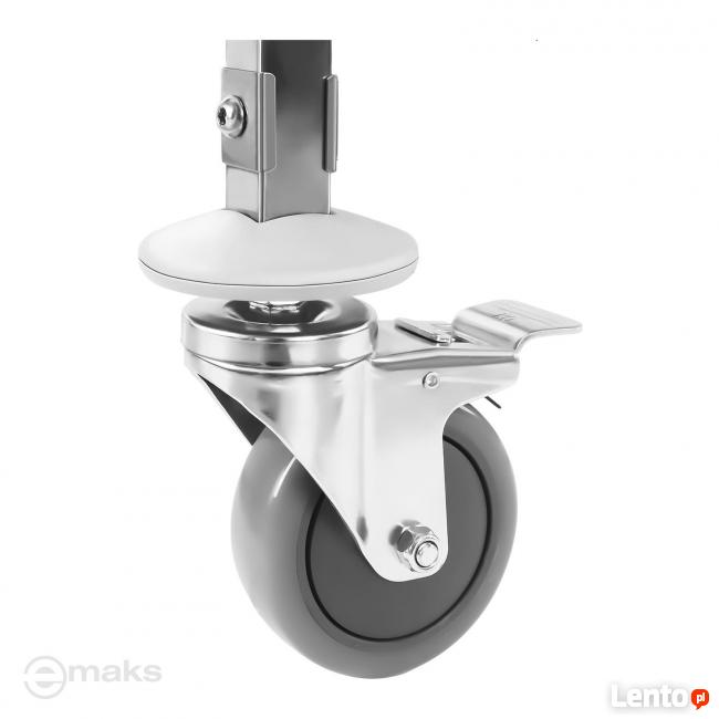 Wózek transportowy z półką na pojemniki 6xGN 2/1