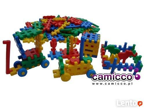 KLOCKI wafle 260 el MIX klocków OKAZJA zwierzątka