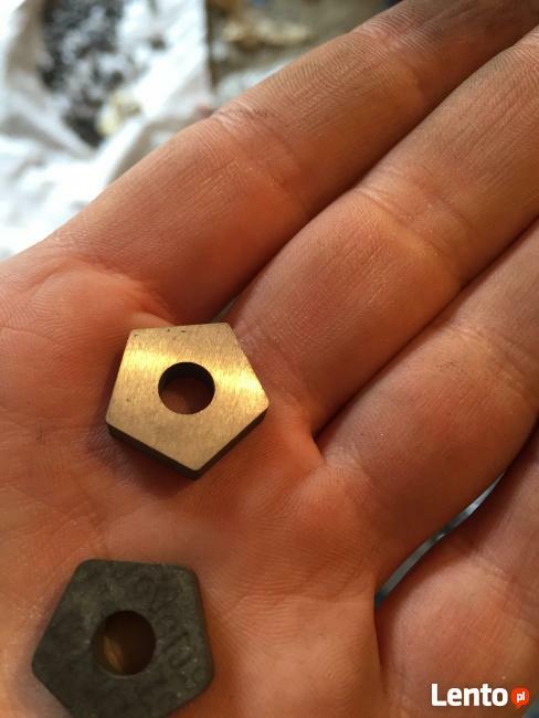 Płytki tokarskie pięciokątne do głowice (węglik spiekany)
