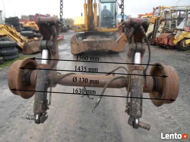 Osie torowe do koparek