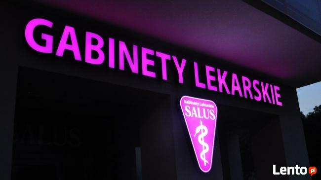 Litery/ znaki blokowe z podświetleniem LED