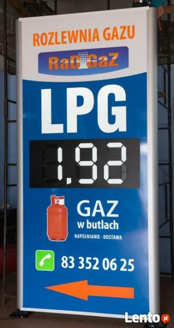 Pylon Reklamowy z podświetleniem LED