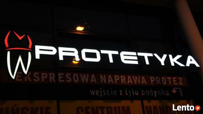 Litery/ znaki blokowe z podświetleniem LED