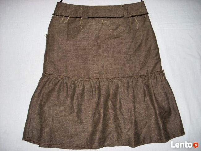 Spódnica Guziki Kieszenie j Nowa 34 XS 36 S