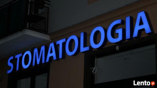 Litery/ znaki blokowe z podświetleniem LED