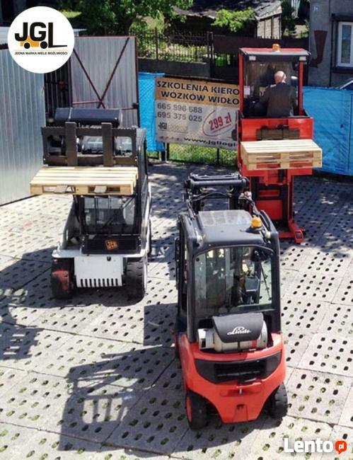 Uprawnienia na wózki widłowe, specjalizowane IWJO. UDT Łódź.