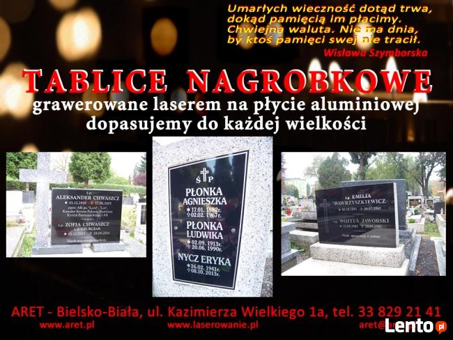 TABLICA NAGROBKOWA - wykonamy na zamówienie
