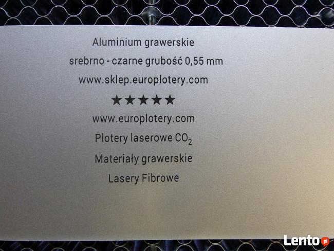 Aluminium do grawerowania, aluminium grawerskie anodowane