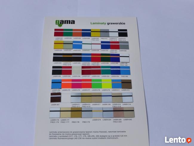 Laminat grawerski, laminaty grawerskie do lasera i frezarki