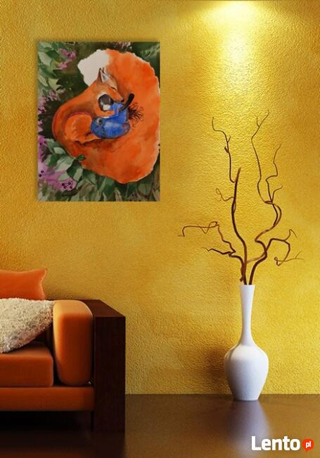 "LISIE SNY" akwarela artystki plastyka Adriany Laube