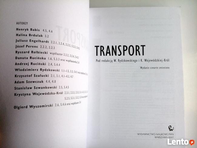 Transport. Wyd. Nowe poszerzone Aktualne problemy integracji