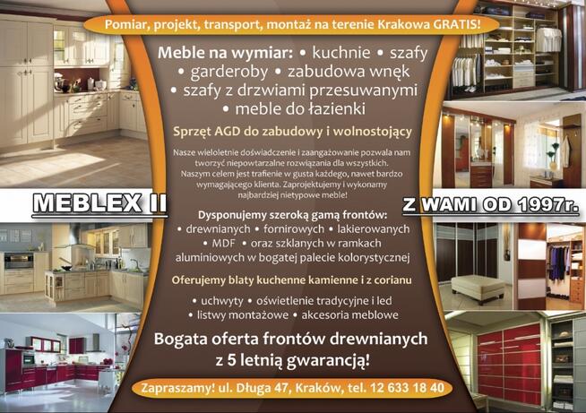 Meble Kuchenne, Szafy, Garderoby