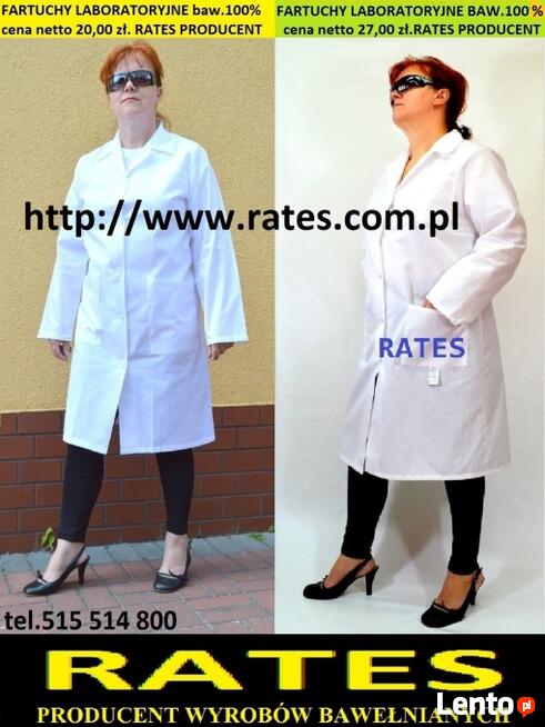 Ubrania Piekarskie firmy Rates Zaopatrzenie Będzin