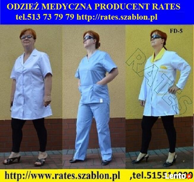 Ubrania Piekarskie firmy Rates Zaopatrzenie Będzin