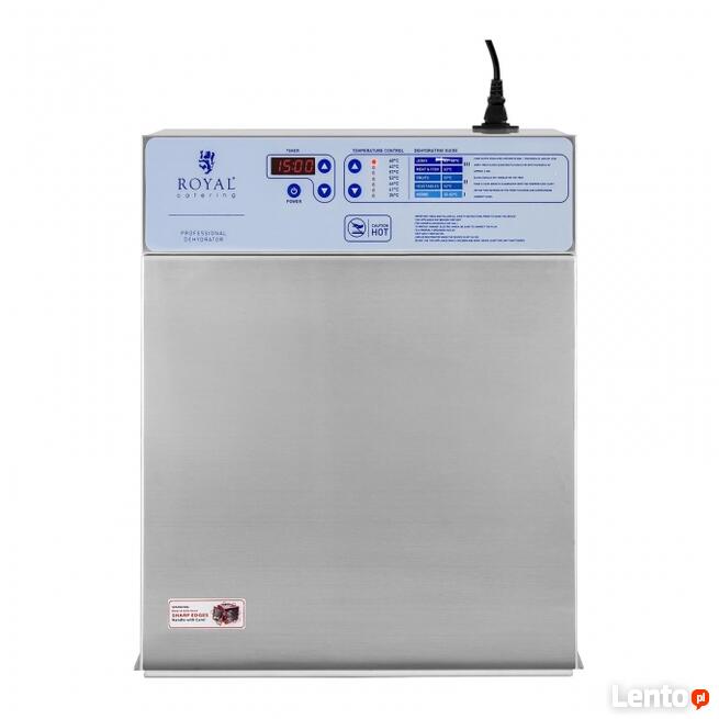 Suszarka do żywności grzybów owoców 10 poziomów 1000W inox