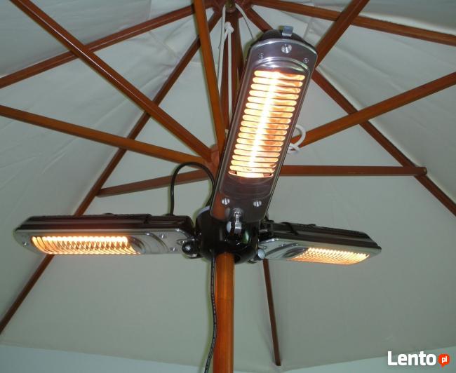 Lampa grzewcza do parasoli ogrodowych składana Stalgast