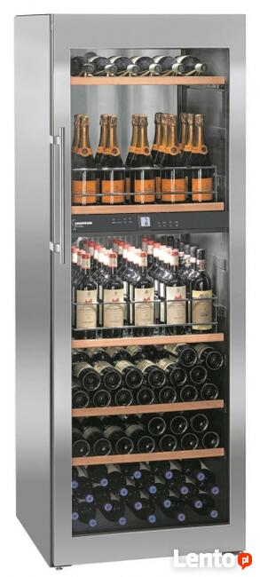 Winiarka na 155 butelek 2 strefy temperatur Lebherr
