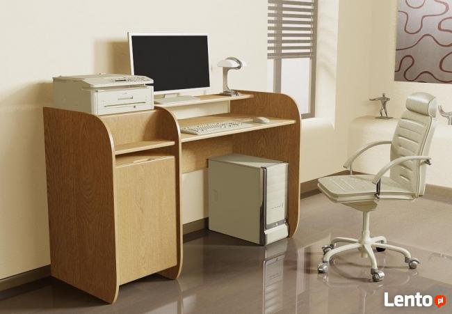 Wygodne Biurko Detalion z miejscem na drukarkę do biura