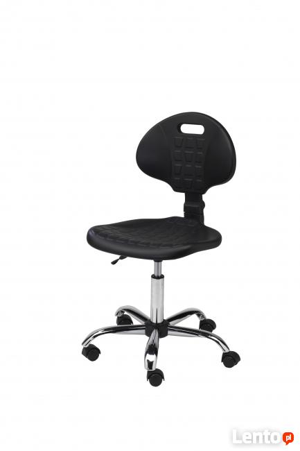 Krzesła laboratoryjne, taborety warsztatowe