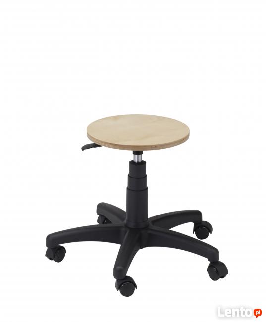 Krzesła laboratoryjne, taborety warsztatowe