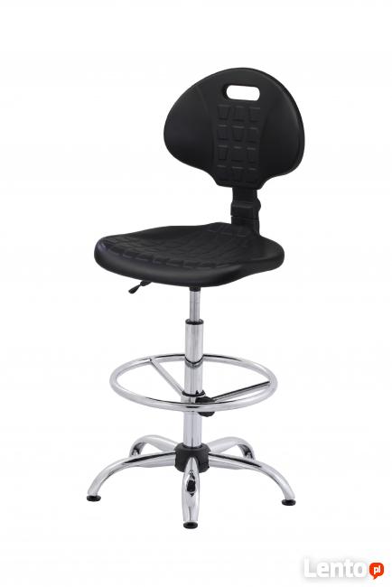 Krzesła laboratoryjne, taborety warsztatowe