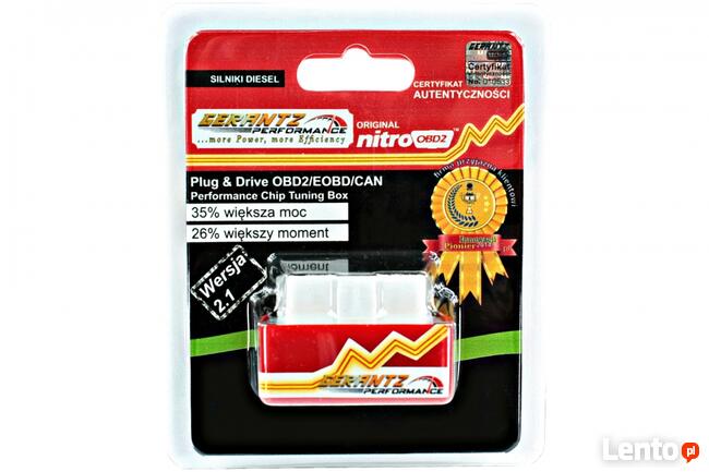 Tuning CHIP BOX, oryginalny NITRO OBD2/EOBD/CAN auta1996-2020