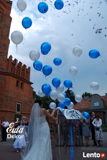 balony, dekoracja balonowa, brama z balonów, girlanda