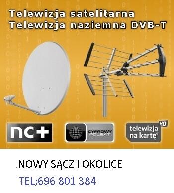 MONTAŻ, NAPRAWA ANTEN SATi DVBT2