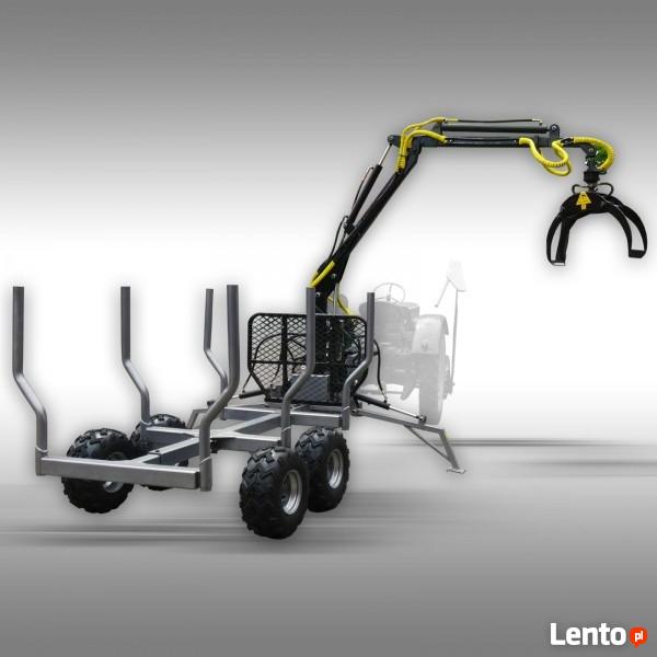 Wóz do przewozu drewna z HDS załadunkowym, max nośność 3 T