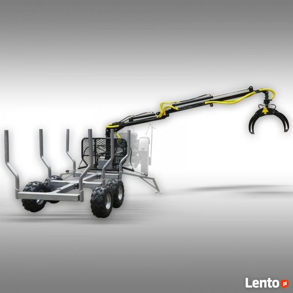 Wóz do przewozu drewna z HDS załadunkowym, max nośność 3 T