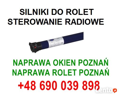 Silniki do rolet Poznań, +48 690 039 898 Sterowanie radiowe