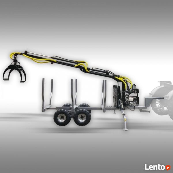 Wóz do przewozu drewna z HDS załadunkowym, max nośność 3 T