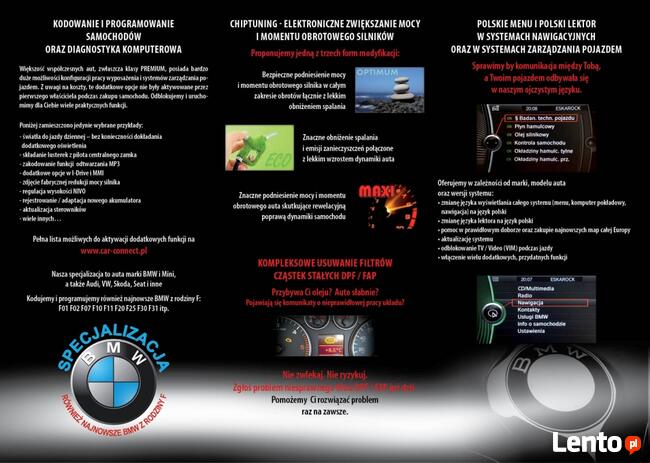 Chiptuning podnoszenie mocy Rzeszów hamownia DPF