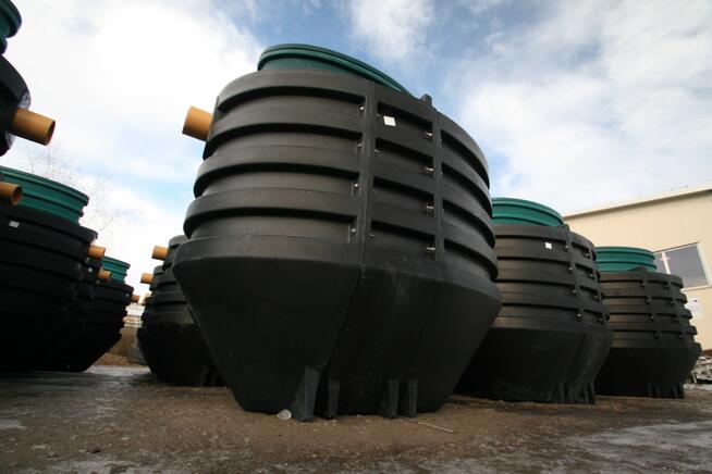 Oczyszczalnia hybrydowa Delfin MBBR ze studnią od 4 -6 osób