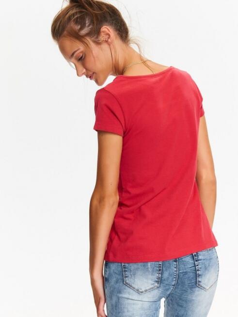 Czerwony t-shirt Top Secret