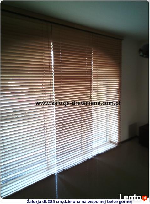 Żaluzje drewniane w 5 dni
