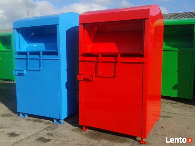 Kontenery do zbiórki odzieży