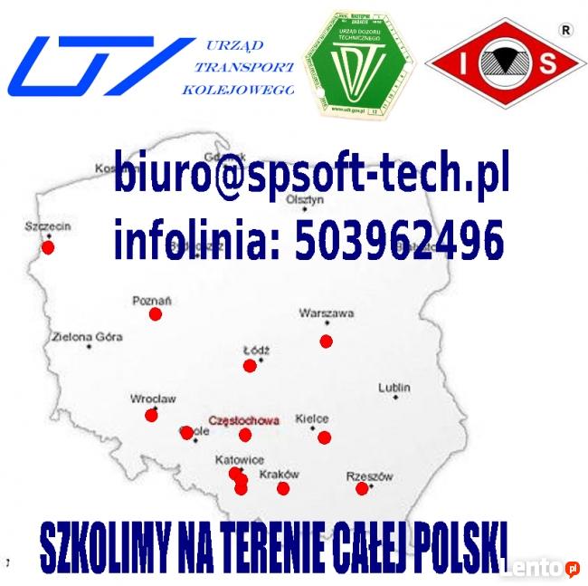 kurs UDT operatora podestów ruchomych IP IIP, suwnic IIS IS