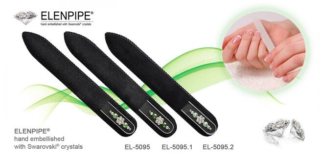 Pilniki szklane Promocja! Piękne ozdobione Swarovski crystal