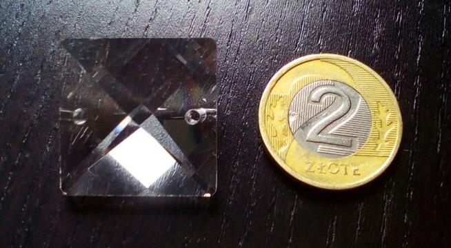 Wisior kryształowy kwadrat