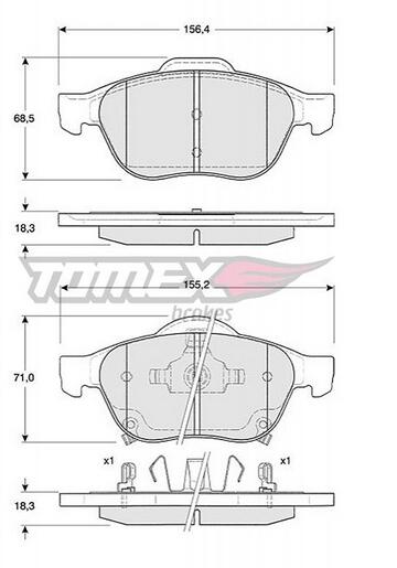 Klocki Hamulcowe Avensis T22,Verso,Liftback, Front