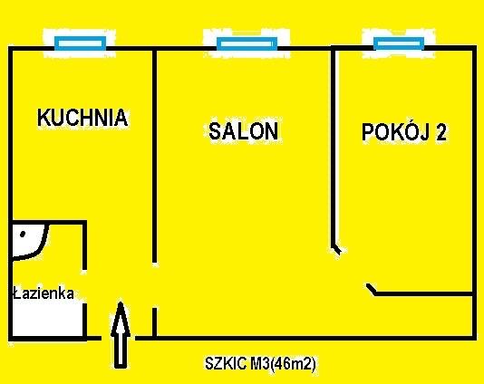 Zamienię M3(46) w kamienicy z c.o. na BLOKI