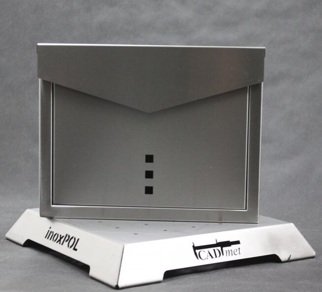 Skrzynka na listy natynkowa - KIOTO 262x350x90 INOX