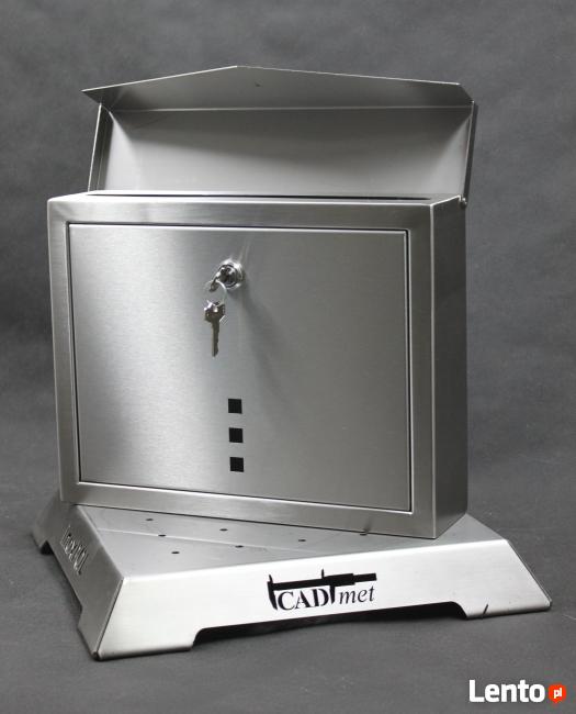 Skrzynka na listy natynkowa - KIOTO 262x350x90 INOX