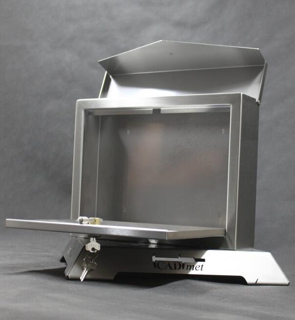 Skrzynka na listy natynkowa - KIOTO 262x350x90 INOX