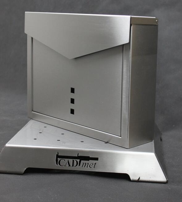 Skrzynka na listy natynkowa - KIOTO 262x350x90 INOX