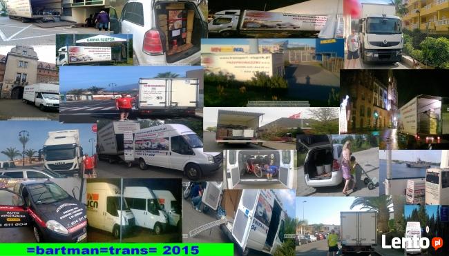 Przeprowadzki-od60zł. bagażówki-od50zł. Wypożyczalnia aut