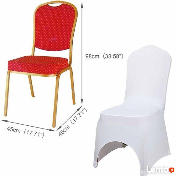 Pokrowce na krzesła białe wypozyczenie , wynajem