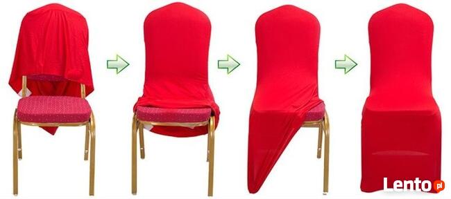 Pokrowce na krzesła białe wypozyczenie , wynajem