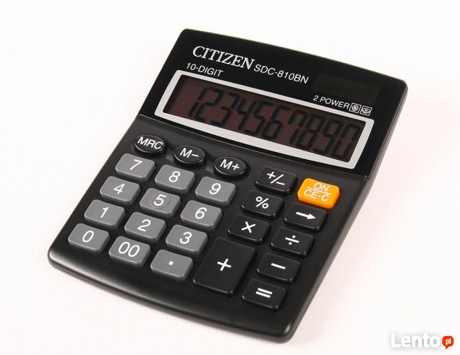 Biurowy kalkulator Citizen SDC-810BN- nowy